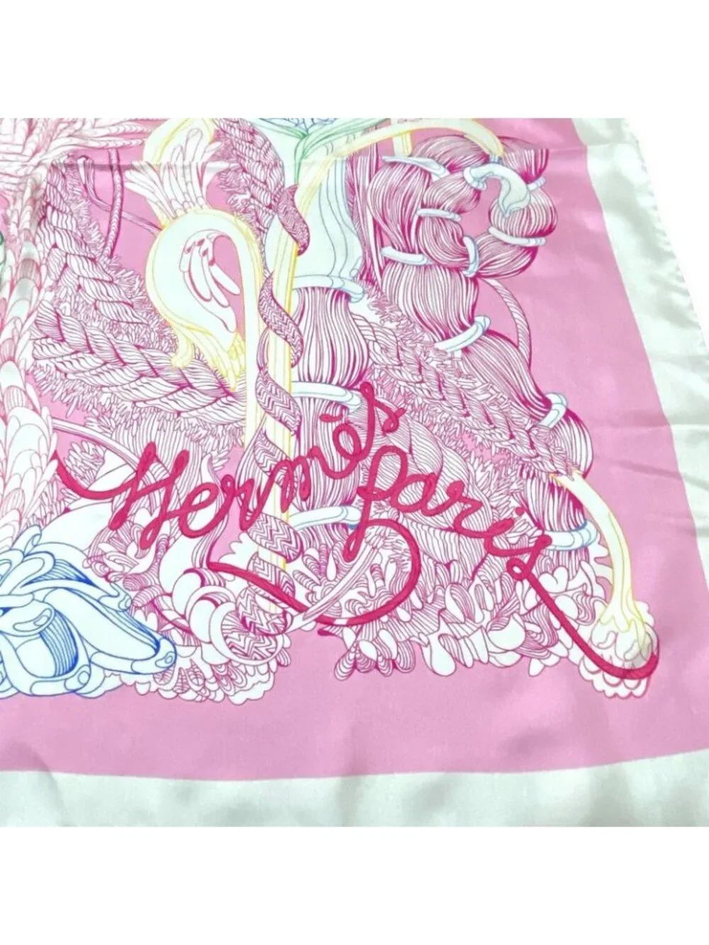 ★SOLD★ Hermes Carre 140 Imaginary Botanical Silk Scarf Shawl - Picture 4 of 6